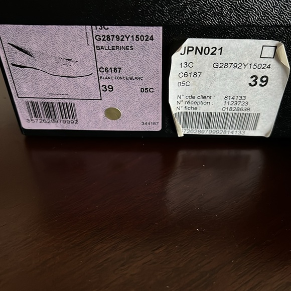 Authentic Chanel Flats Ballerines 39C - Picture 12 of 13